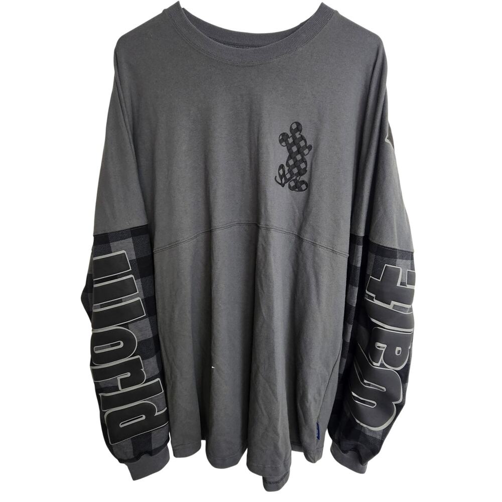 Walt Disney World Mickey Mouse Unisex Spirit Jersey Size XL Spell Out Sleeves